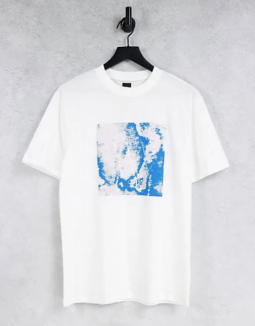 T-Shirt Cloudy blanc