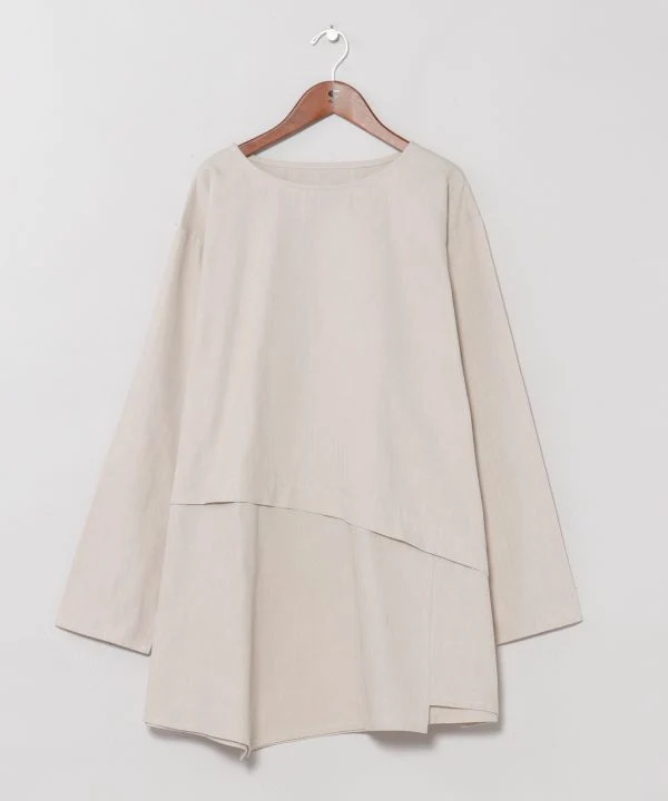 Haut oversize en coton à chevrons pour homme