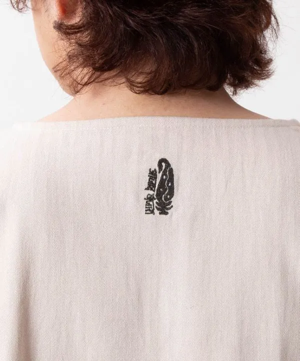 Haut oversize en coton à chevrons pour homme