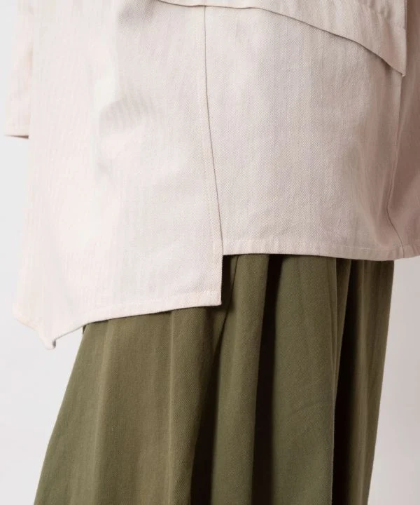 Haut oversize en coton à chevrons pour homme
