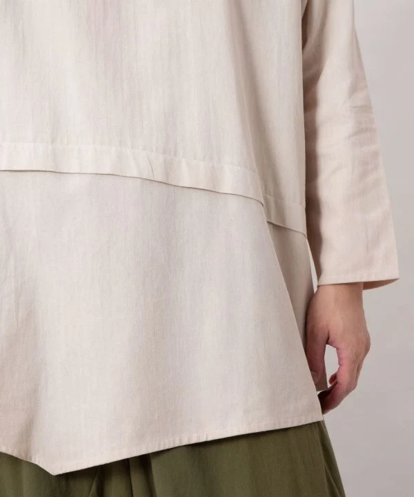 Haut oversize en coton à chevrons pour homme