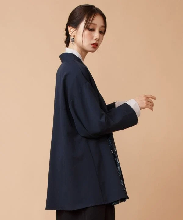 Hakkake Floral Moderne Kimono Comme Pull