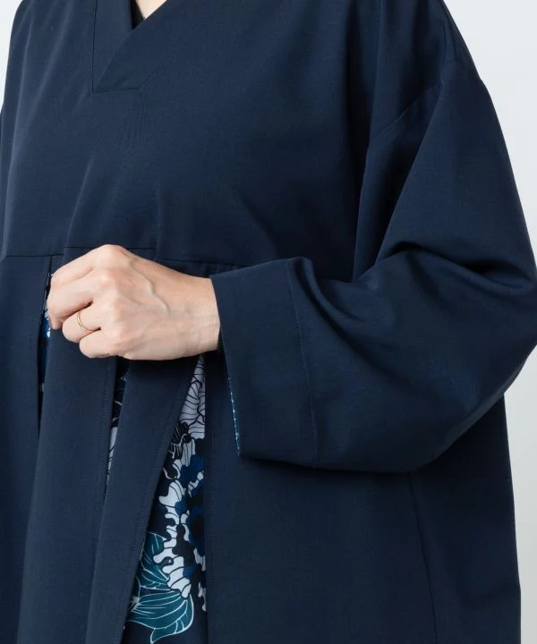 Hakkake Floral Moderne Kimono Comme Pull