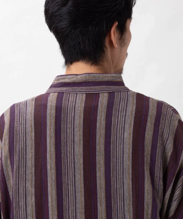 Chemise longue unisexe en coton tissé