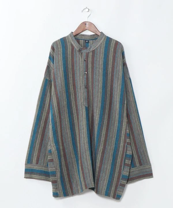 Chemise Kurta en coton tissé pour homme