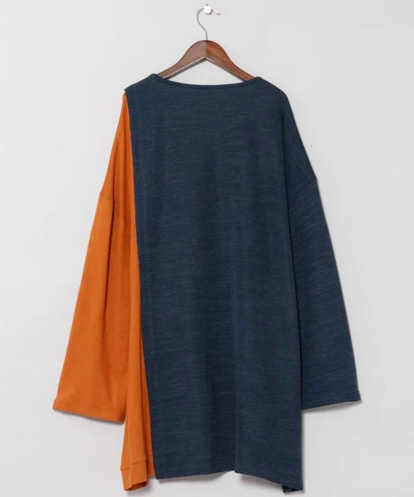 Haut à empiècements superposés à motif cachemire pour homme