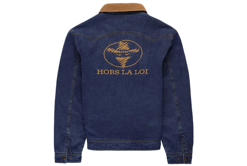 MANTEAU DE JEANS COL EN SHERPA HOMMES
