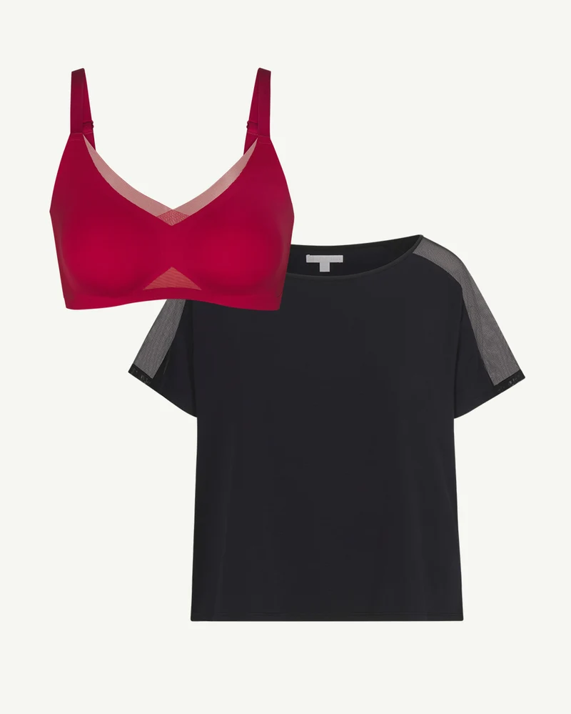 CrossOver Bra + Free Sleep Top
