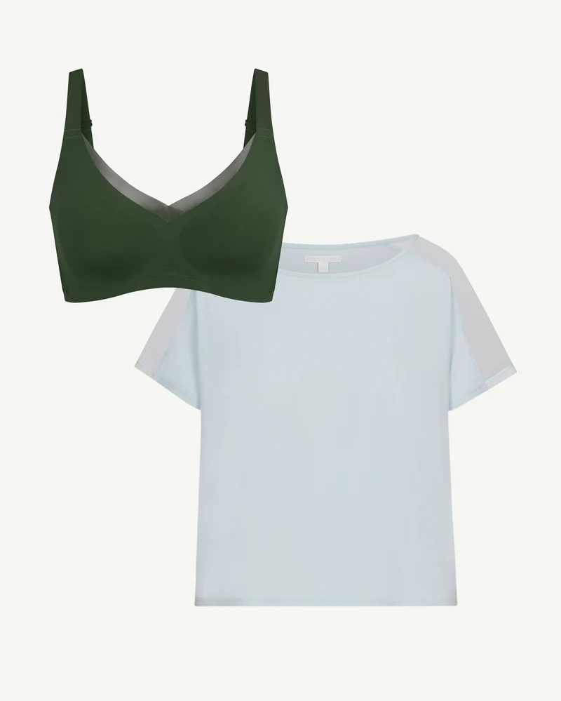 CrossOver Bra + Free Sleep Top