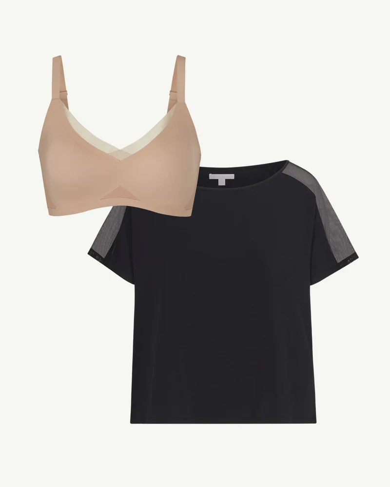 CrossOver Contour Bra + Free Sleep Top