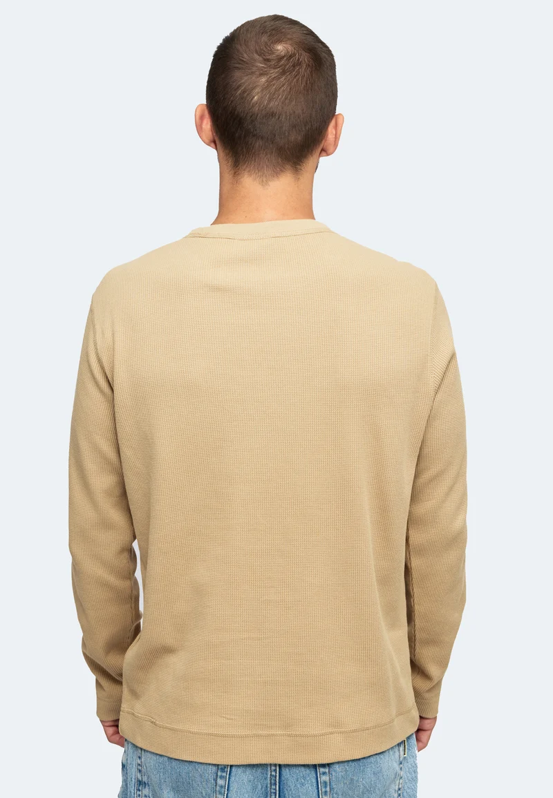 1026 Simon – Longsleeve Waffle Pocket Shirt Herren