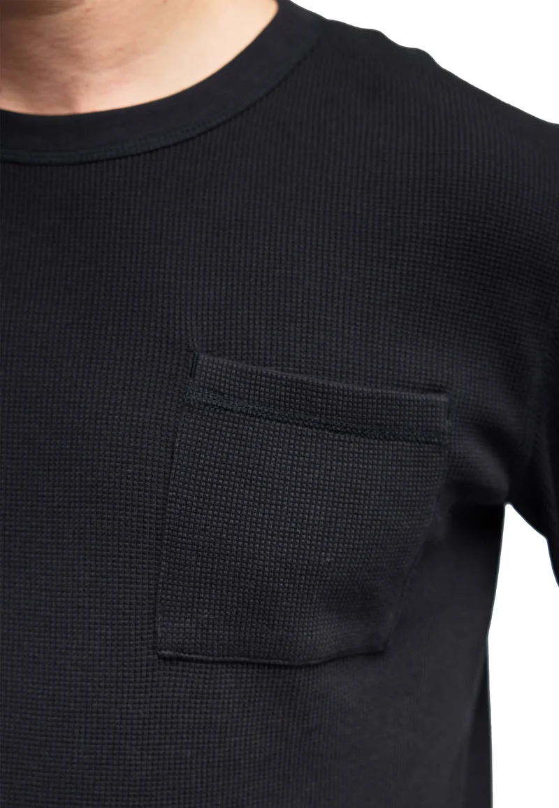 1026 Simon – Longsleeve Waffle Pocket Shirt Herren
