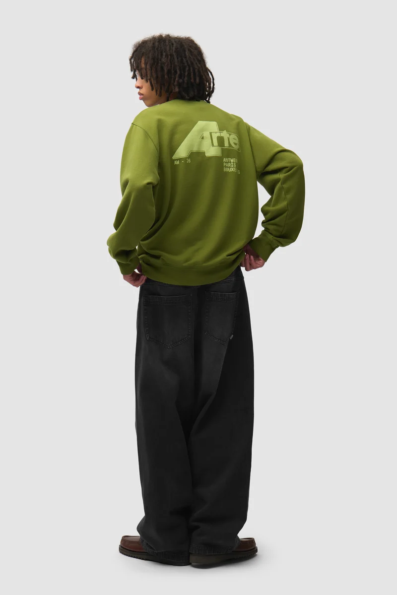 T-shirt à col rond City - Vert