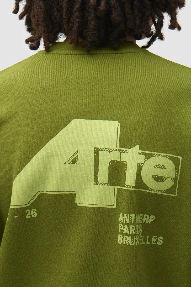 T-shirt à col rond City - Vert
