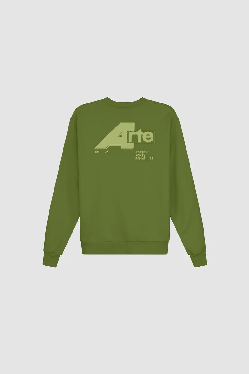 T-shirt à col rond City - Vert