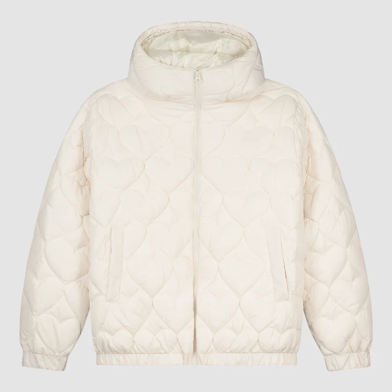 Veste polaire Joey Heart - Crème