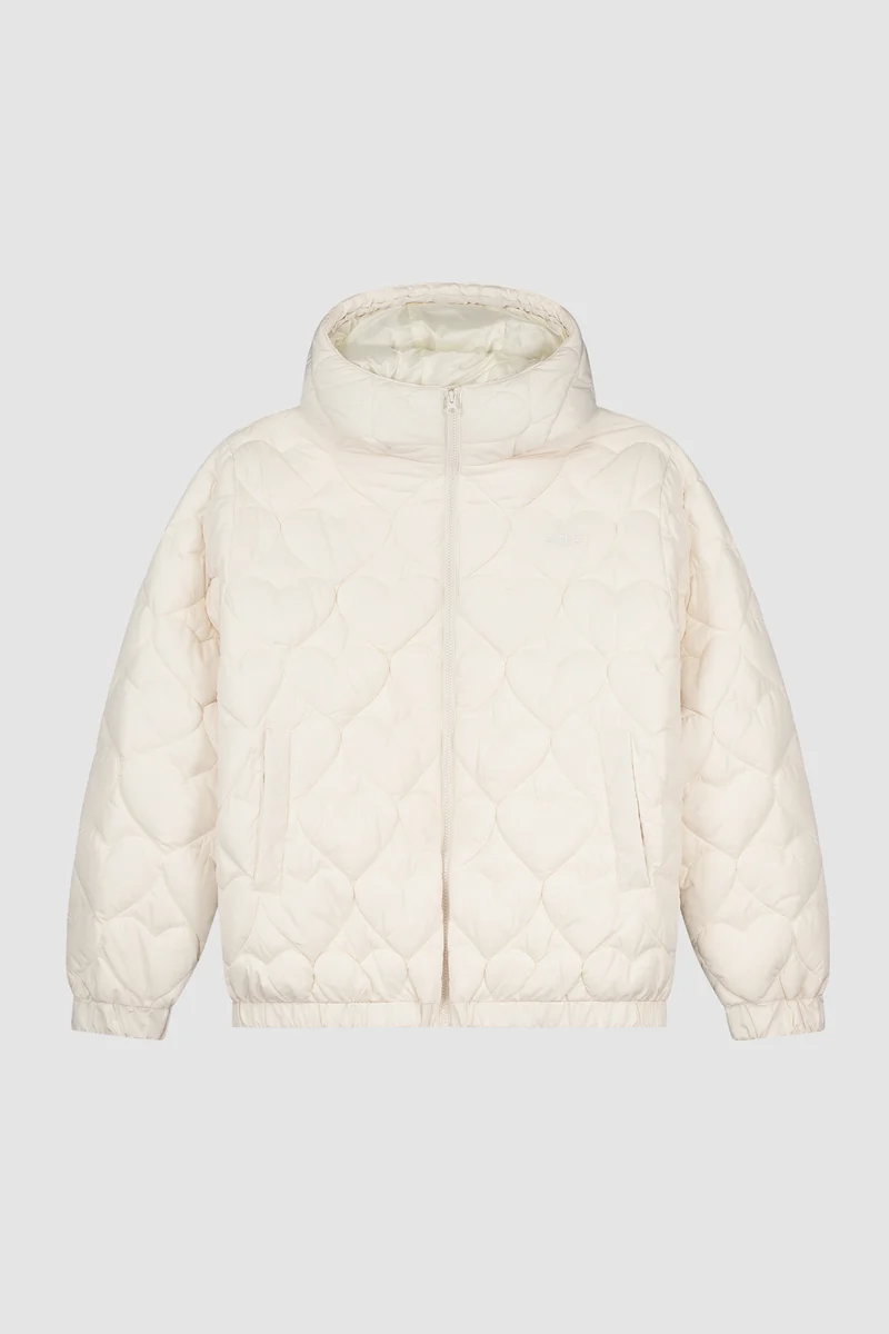 Veste polaire Joey Heart - Crème