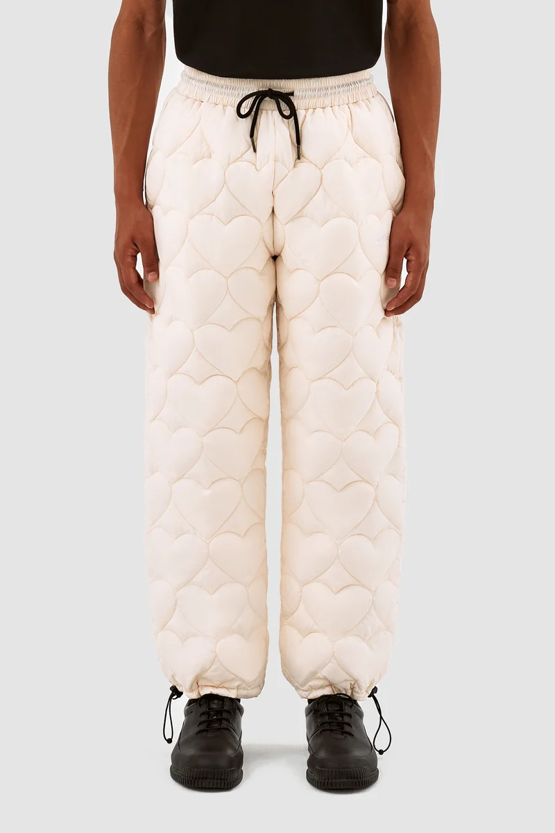 Pantalon en molleton Paolo Heart - Crème