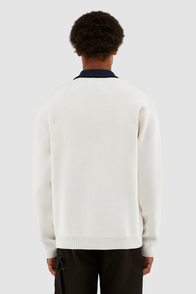 Cardigan Keler Conrast - Blanc