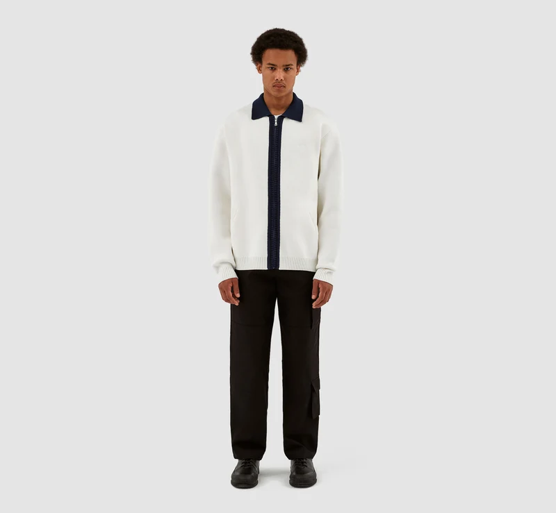 Cardigan Keler Conrast - Blanc