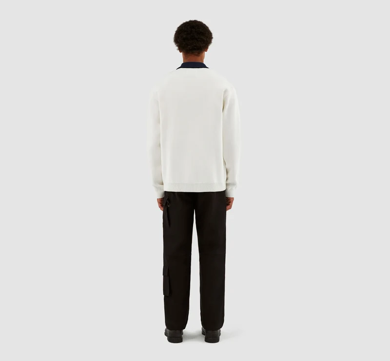 Cardigan Keler Conrast - Blanc