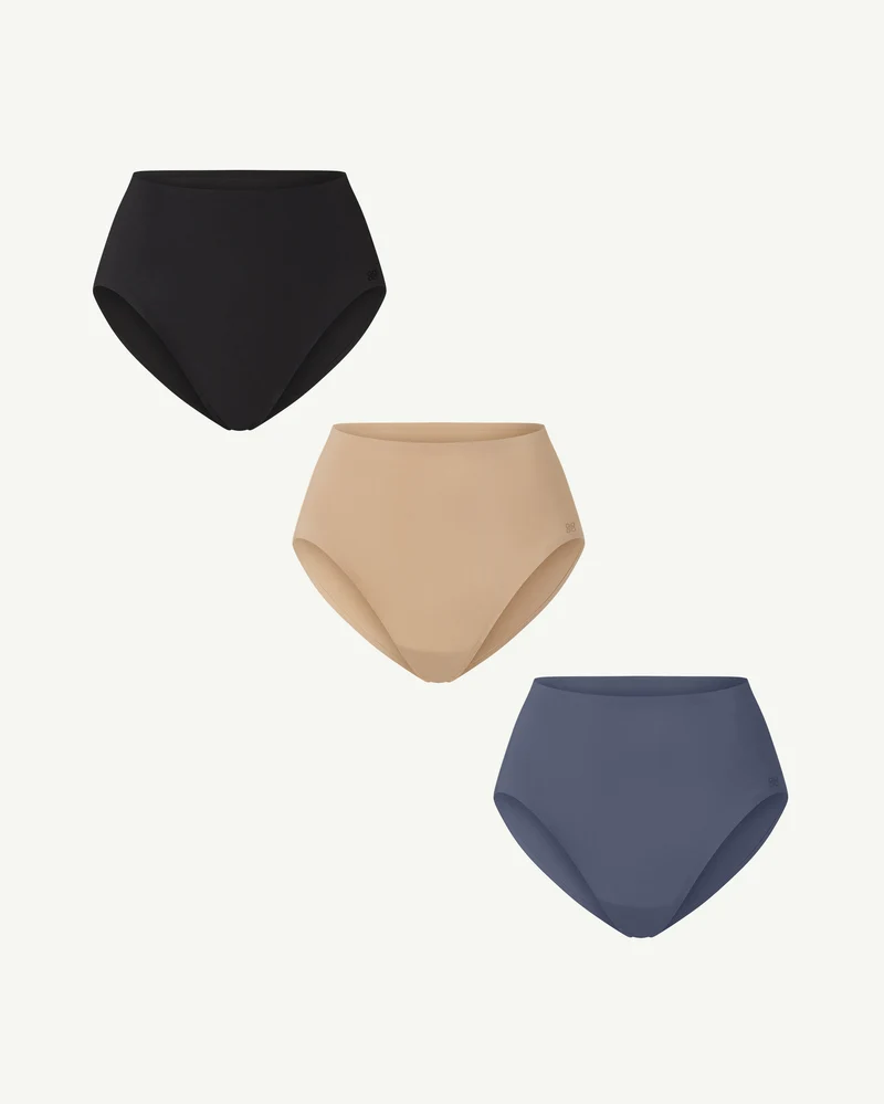 SoftForm Cotton High-Rise Brief 3-Pack