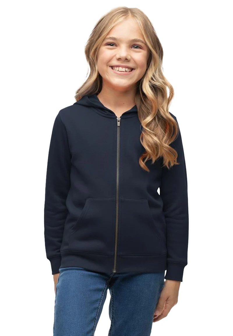Kinder Zip Hoodie Bruce 100% Bio Baumwolle