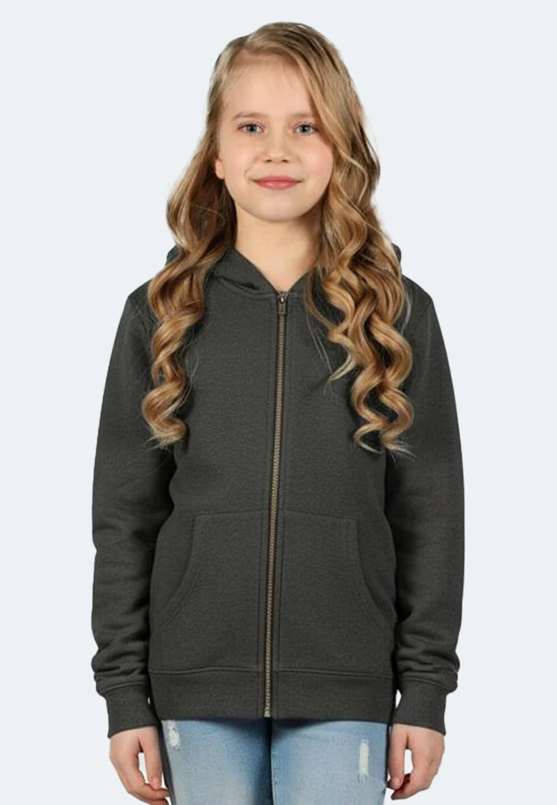 Kinder Zip Hoodie Bruce 100% Bio Baumwolle