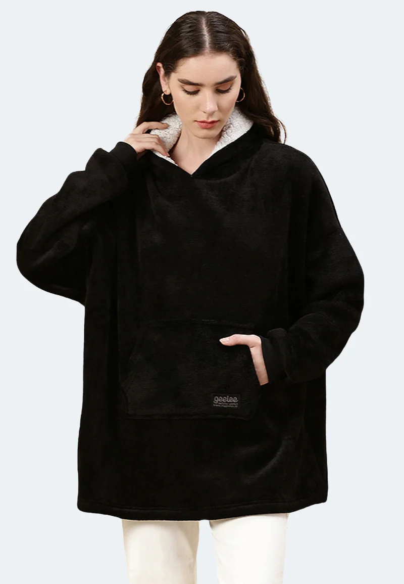 Geelee Plaid – der ultrabequeme Hoodie in Übergrösse