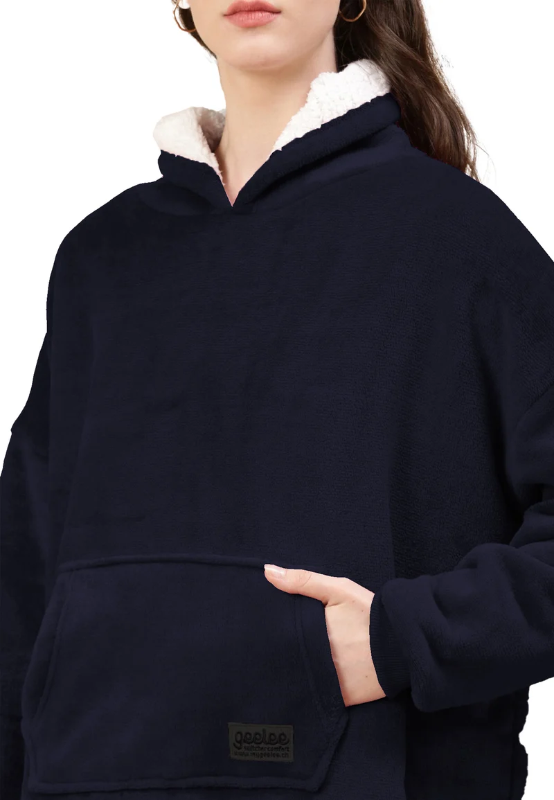 Geelee Plaid – der ultrabequeme Hoodie in Übergrösse
