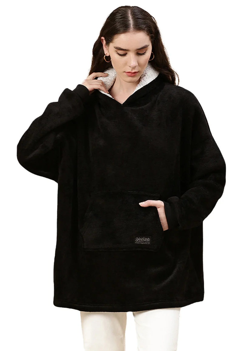 Geelee Plaid – der ultrabequeme Hoodie in Übergrösse