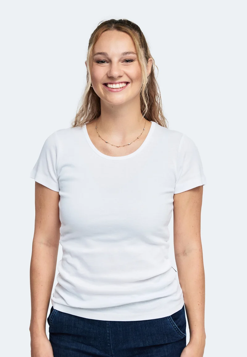 2850 Sally – Nachhaltiges Damen Rib T-Shirt mit Rundhals