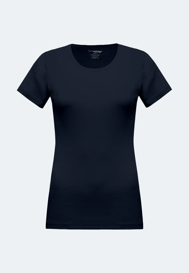 2850 Sally – Nachhaltiges Damen Rib T-Shirt mit Rundhals