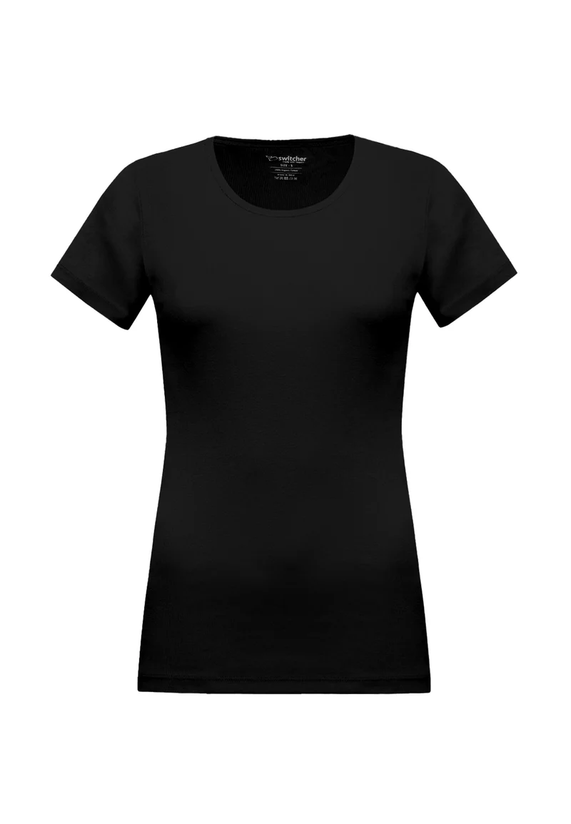 2850 Sally – Nachhaltiges Damen Rib T-Shirt mit Rundhals