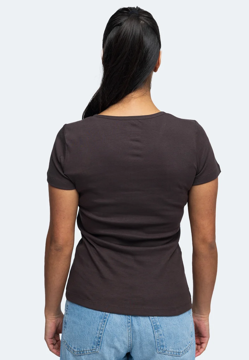 2850 Sally – Nachhaltiges Damen Rib T-Shirt mit Rundhals