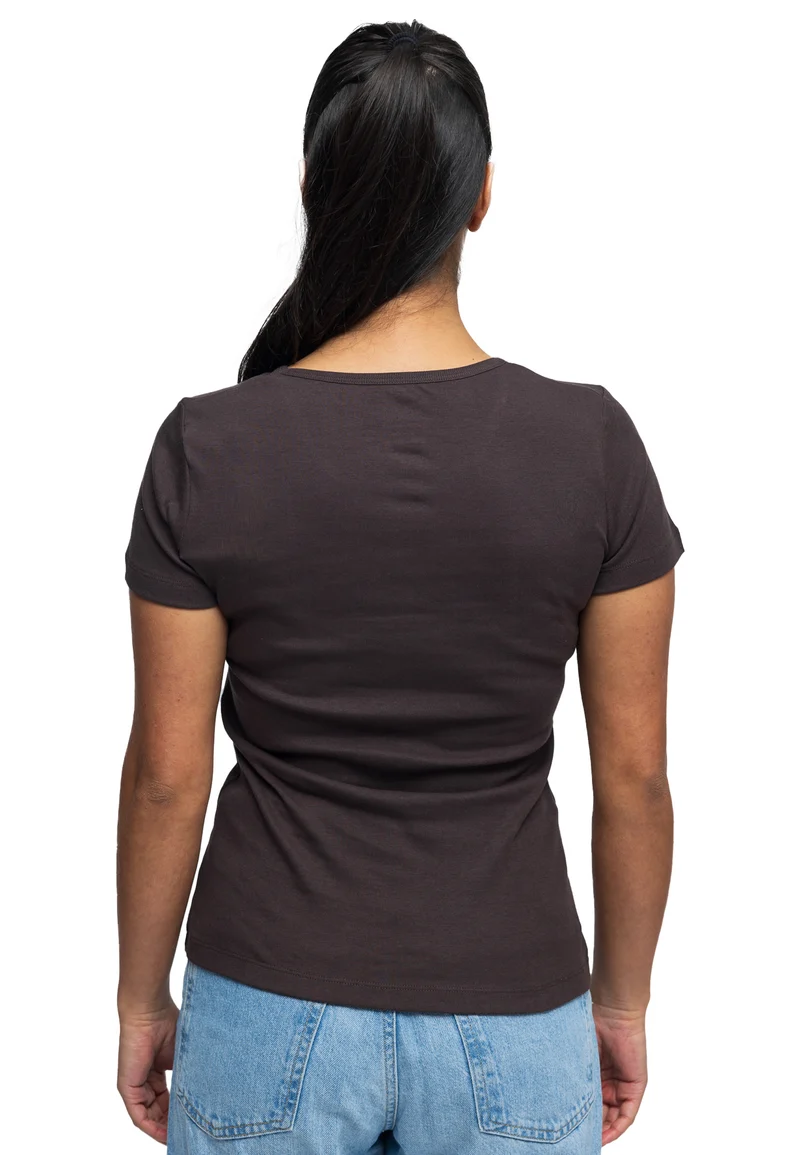 2850 Sally – Nachhaltiges Damen Rib T-Shirt mit Rundhals