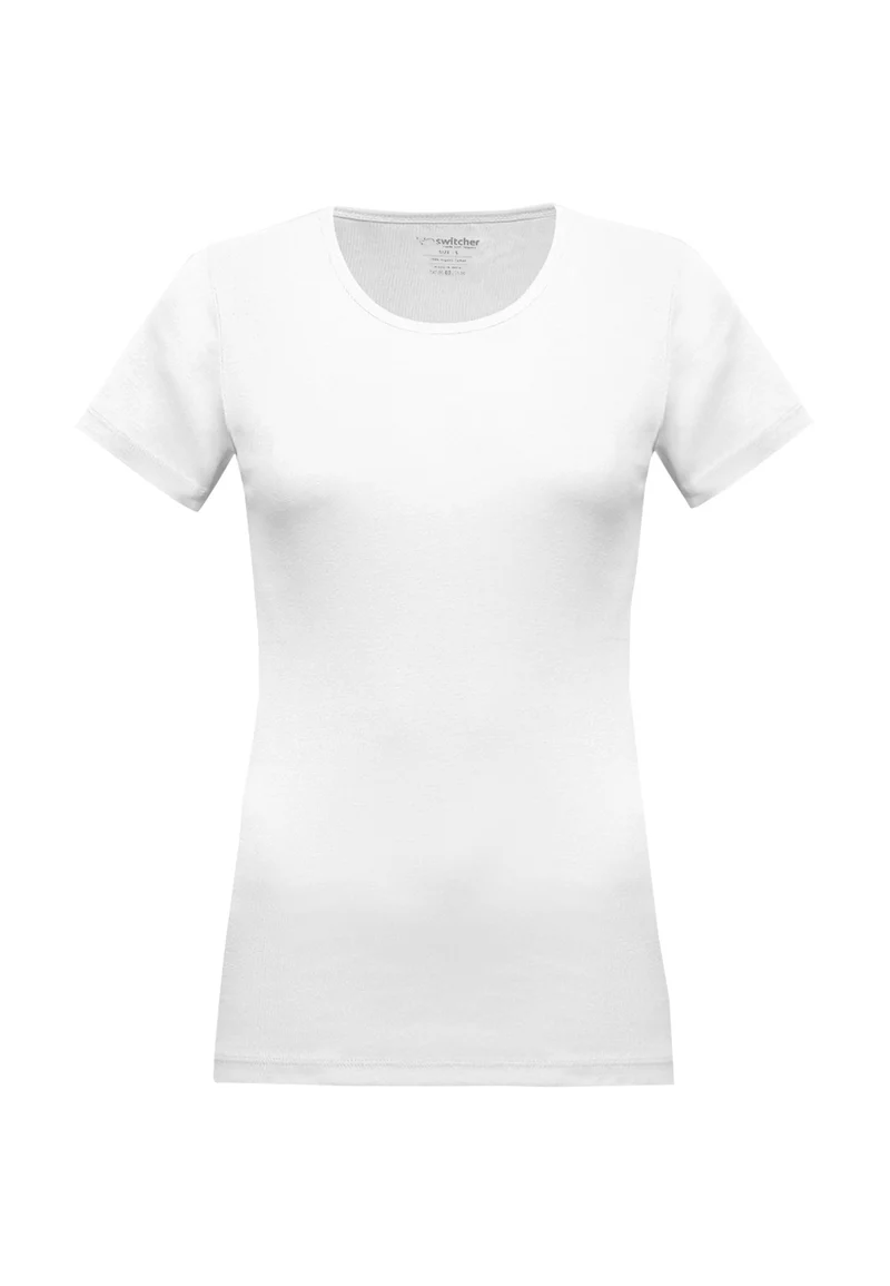 2850 Sally – Nachhaltiges Damen Rib T-Shirt mit Rundhals