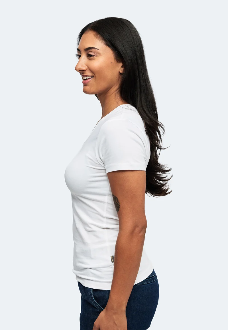 2276 Giorgia – Stretch T-Shirt V-Neck Damen