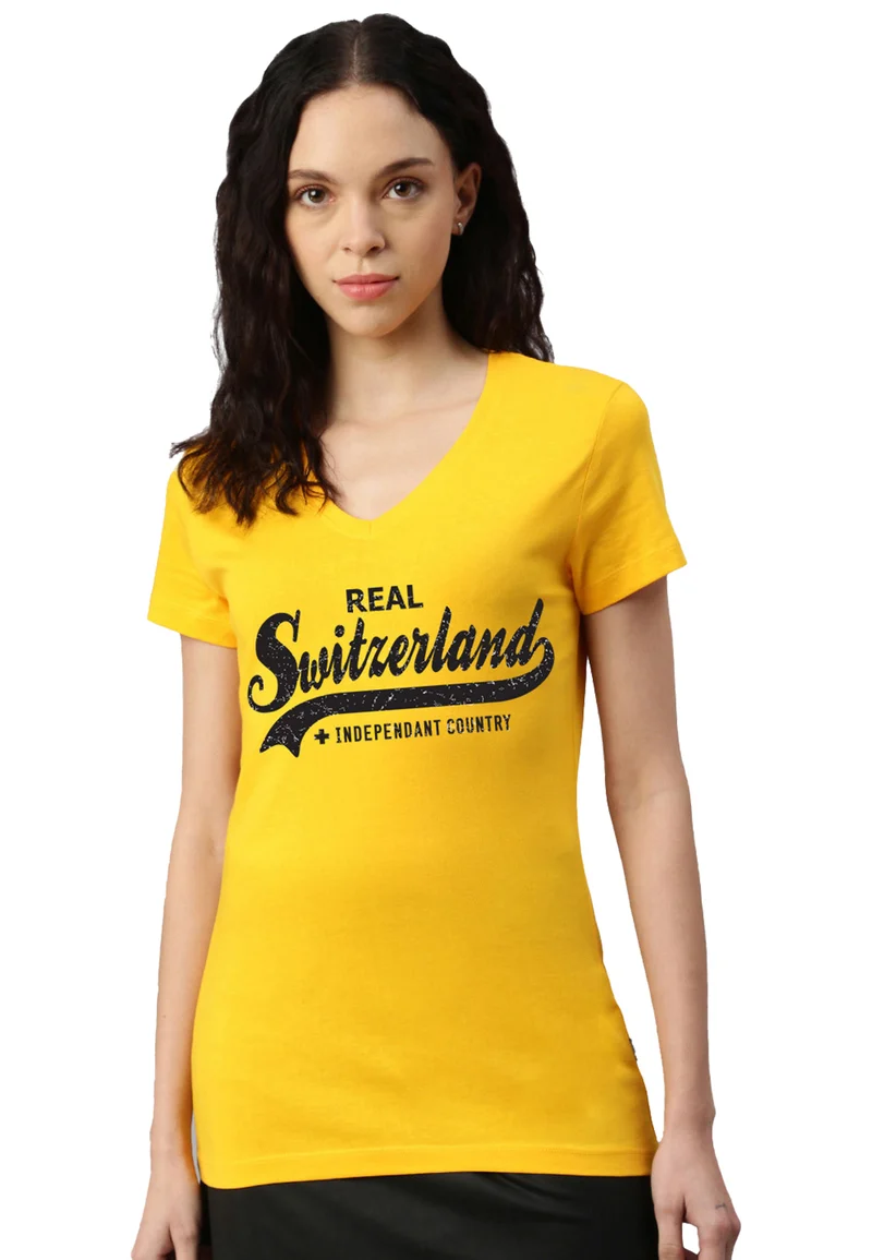 Real Switzerland T-Shirt Damen