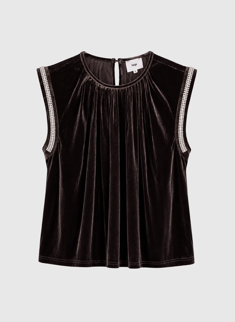 DEBARDEUR AMELINA marron