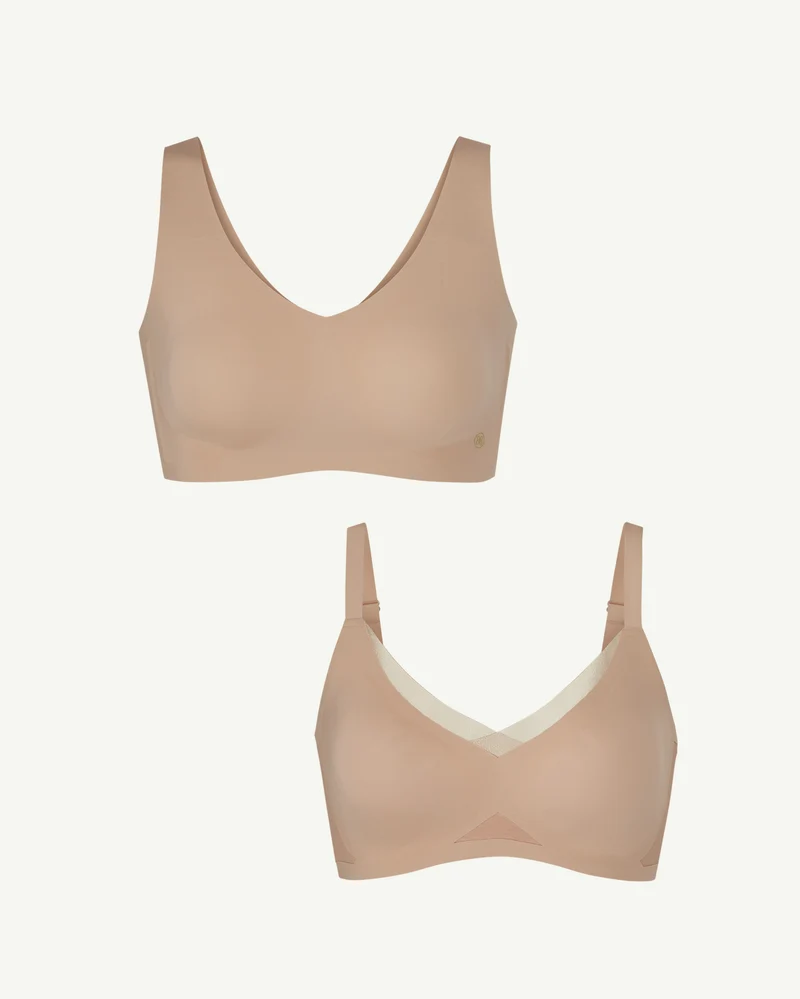 SoftForm Pullover Bra + CrossOver Bra Bundle