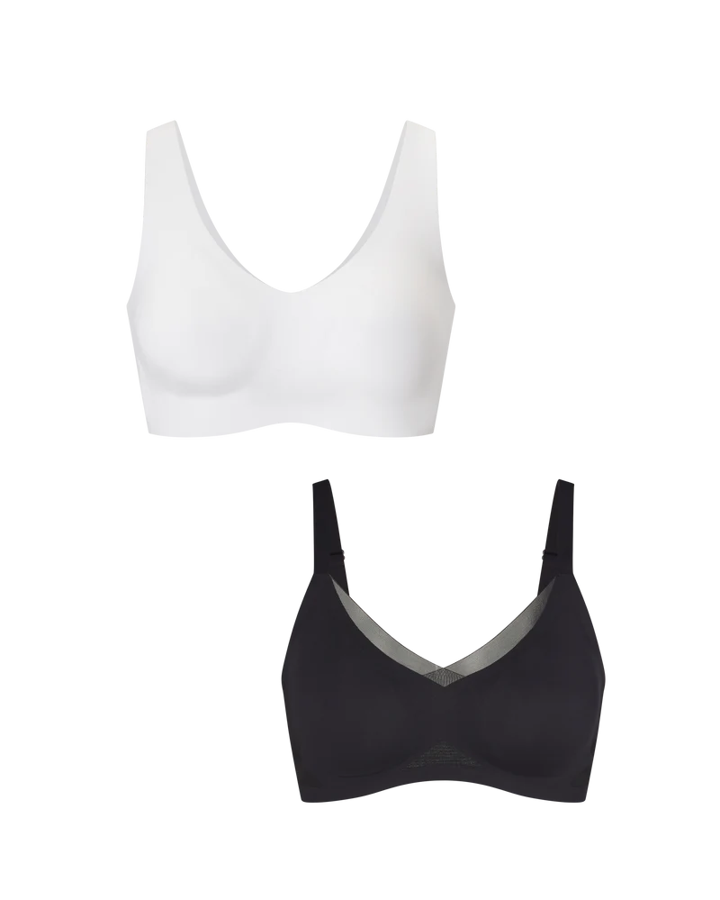 SoftForm Pullover Bra + CrossOver Bra Bundle