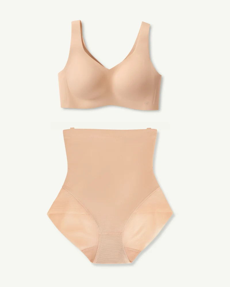 SoftForm Pullover Bra + SuperPower Brief Bundle