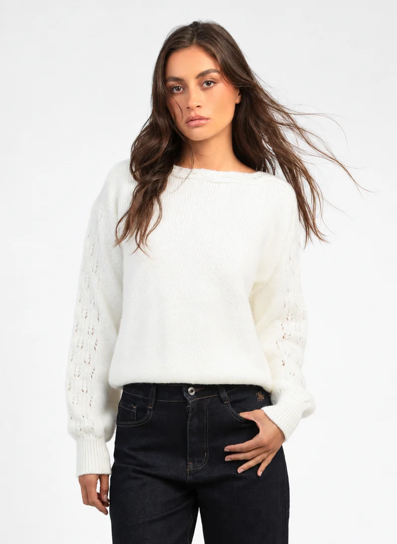 PULL LUCINDY off white