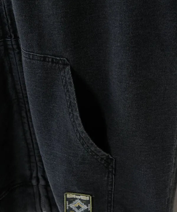 Sweat à capuche en maille délavée avec logo - SURF & Palms