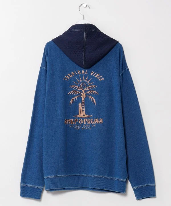 Haut de surf à logo délavé - SURF＆Palms