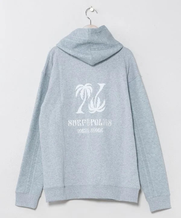 Sweat à capuche en maille floquée brodée - SURF＆Palms