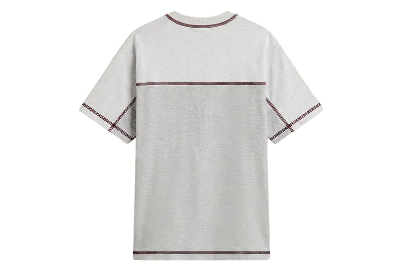 T-shirt à manches courtes ample avec coutures contrastées