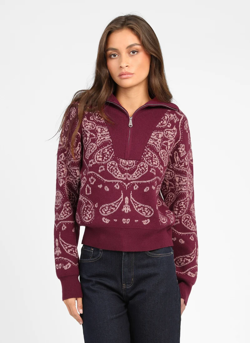 PULL NELLO grenat