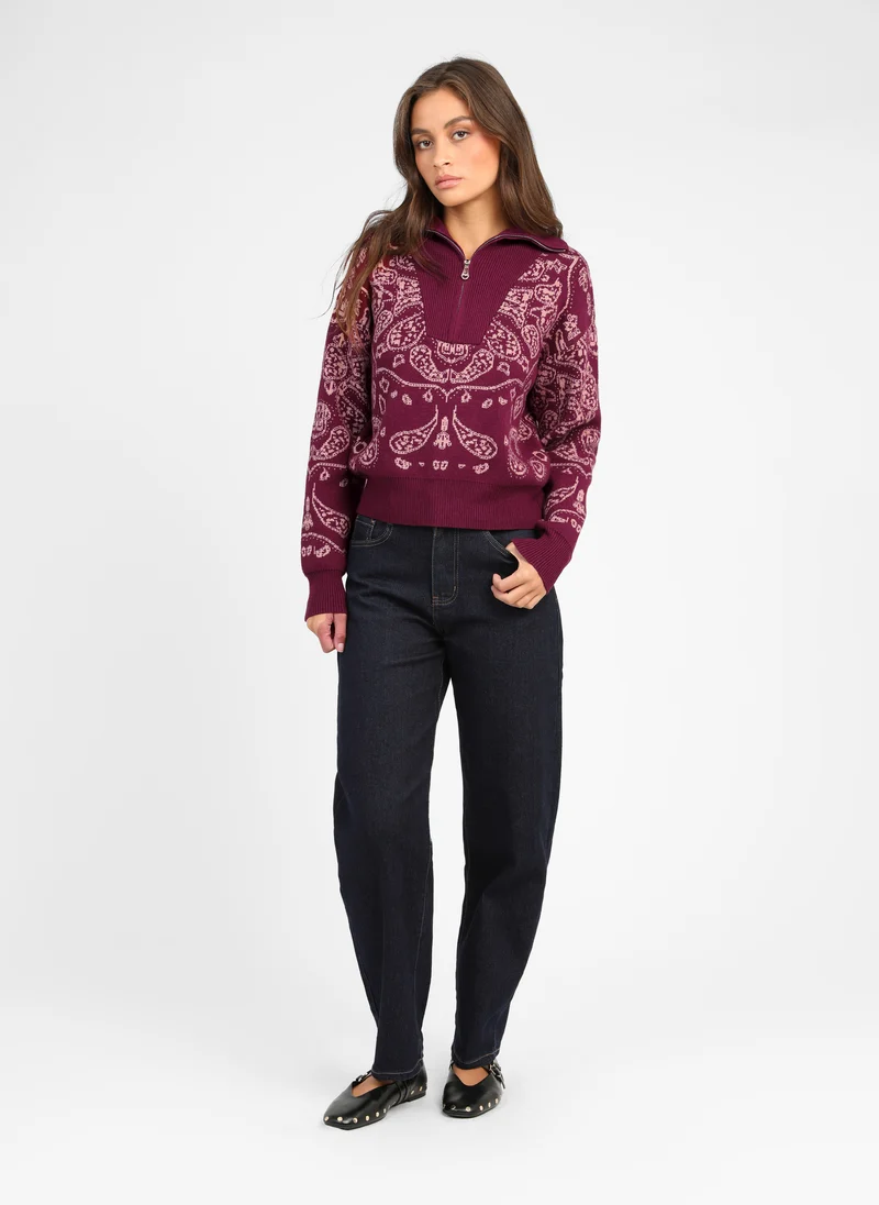 PULL NELLO grenat